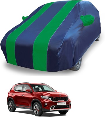 Euro Care Car Cover For Kia Sonet (With Mirror Pockets)(Blue)