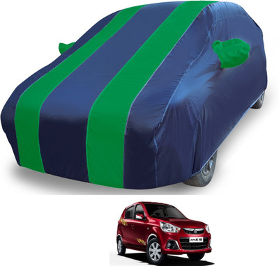 MOCKHE Car Cover For Maruti Suzuki Alto K10 (With Mirror Pockets)(Blue)