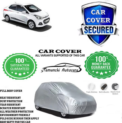 Tamanchi Autocare Car Cover For Hyundai Xcent 1.2 Kappa S AT(Silver)