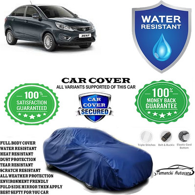 Tamanchi Autocare Car Cover For Tata Zest Revotron 1.2 XT Petrol(Blue)