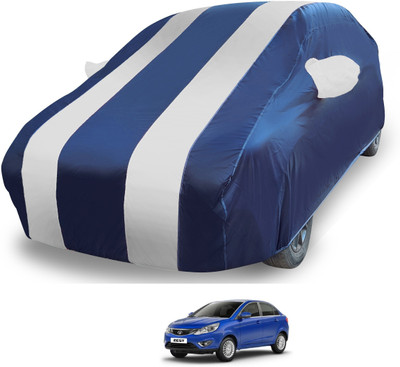 MOCKHE Car Cover For Tata Zest (With Mirror Pockets)(Silver)