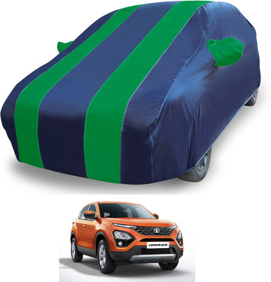 MOCKHE Car Cover For Tata Harrier (With Mirror Pockets)(Blue)
