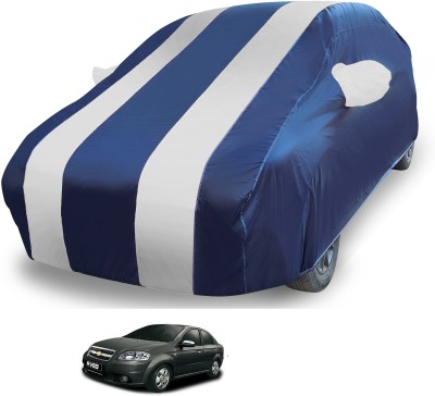 MOCKHE Car Cover For Chevrolet Aveo (With Mirror Pockets)(Silver)