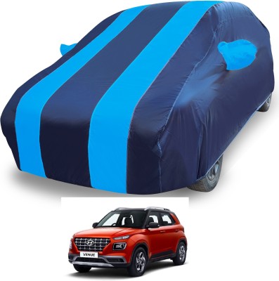 Euro Care Car Cover For Hyundai Venue (With Mirror Pockets)(Blue)