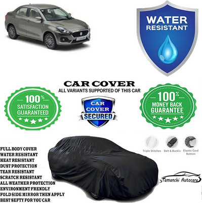 Tamanchi Autocare Car Cover For Maruti Suzuki Swift Dzire ZDI Diesel(Black)