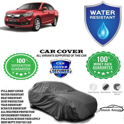Tamanchi Autocare Car Cover For Honda Amaze VX Petrol(Grey)