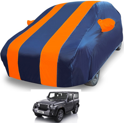 Euro Care Car Cover For Mahindra Thar (With Mirror Pockets)(Orange)
