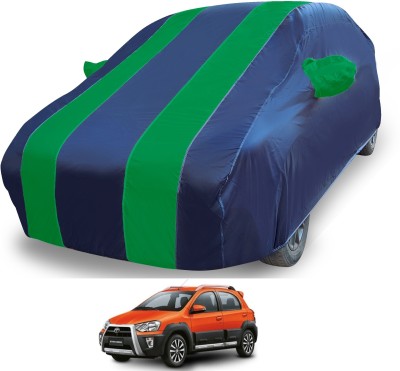 Euro Care Car Cover For Toyota Etios Cross (With Mirror Pockets)(Blue)