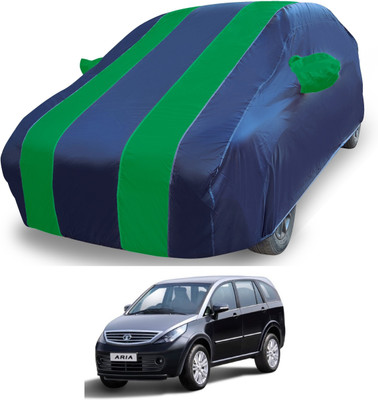 MOCKHE Car Cover For Tata Aria (With Mirror Pockets)(Blue)