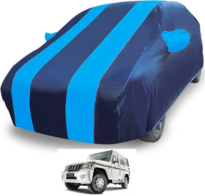 MOCKHE Car Cover For Mahindra Bolero (With Mirror Pockets)(Blue)