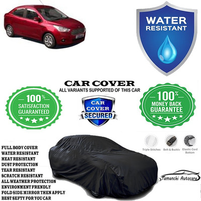 Tamanchi Autocare Car Cover For Ford Figo Aspire Titanium Petrol(Black)