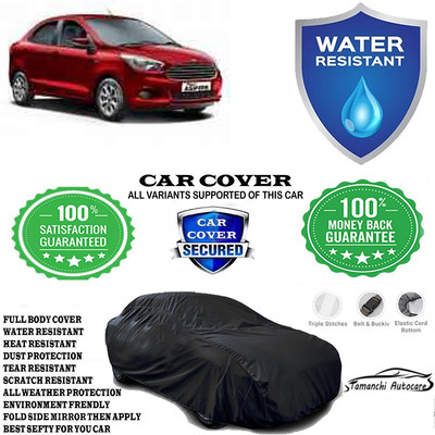 Tamanchi Autocare Car Cover For Ford Figo Aspire Titanium Plus Diesel(Black)