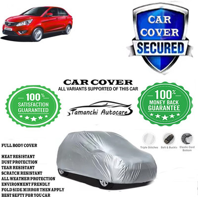 Tamanchi Autocare Car Cover For Tata Zest Revotron 1.2T XMS Petrol(Silver)