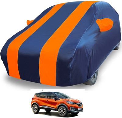 MOCKHE Car Cover For Renault Captur (With Mirror Pockets)(Orange)
