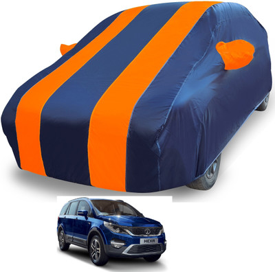MOCKHE Car Cover For Tata Hexa (With Mirror Pockets)(Orange)