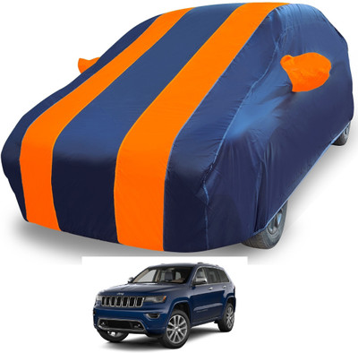Euro Care Car Cover For Jeep Compass (With Mirror Pockets)(Orange)