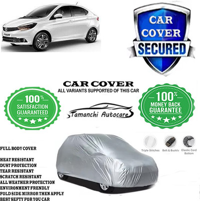 Tamanchi Autocare Car Cover For Tata Tigor AMT 1.2 Revotron XTA(Silver)