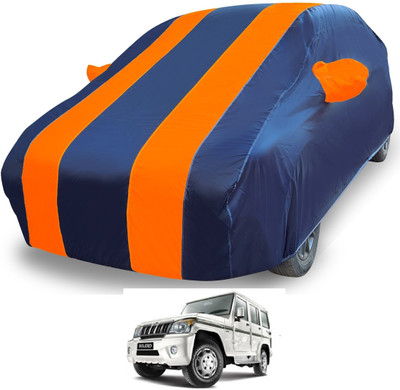 MOCKHE Car Cover For Mahindra Bolero (With Mirror Pockets)(Orange)