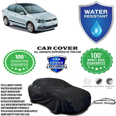 Tamanchi Autocare Car Cover For Volkswagen Ameo 1.5 TDI Highline Plus Diesel(Black)