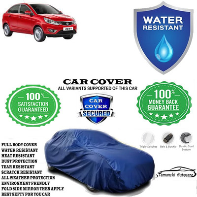 Tamanchi Autocare Car Cover For Tata Zest Quadrajet 1.3 75PS XMS(Blue)