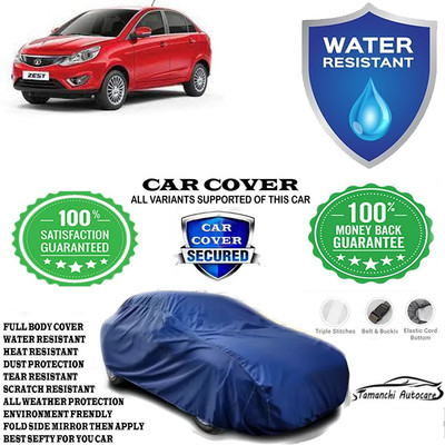 Tamanchi Autocare Car Cover For Tata Zest Quadrajet 1.3 75PS XM Diesel(Blue)