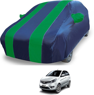 MOCKHE Car Cover For Tata Bolt (With Mirror Pockets)(Blue)