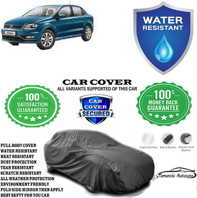 Tamanchi Autocare Car Cover For Volkswagen Ameo 1.5 TDI Trendline Diesel(Grey)