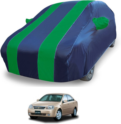 MOCKHE Car Cover For Chevrolet Optra (With Mirror Pockets)(Blue)