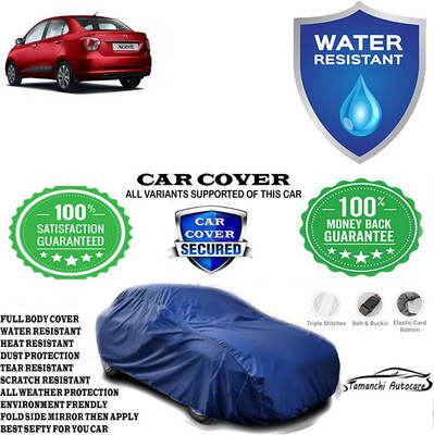 Tamanchi Autocare Car Cover For Hyundai Xcent 1.2 CRDi SX Diesel(Blue)