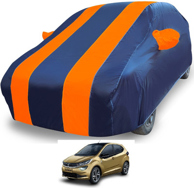 MOCKHE Car Cover For Tata Altroz (With Mirror Pockets)(Orange)