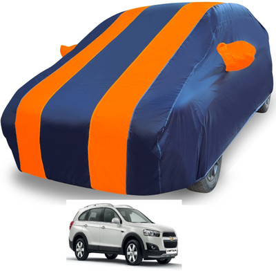 MOCKHE Car Cover For Chevrolet Captiva (With Mirror Pockets)(Orange)