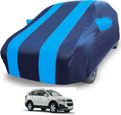 Euro Care Car Cover For Chevrolet Captiva (With Mirror Pockets)(Blue)