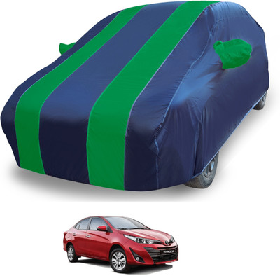 Euro Care Car Cover For Toyota Yaris (With Mirror Pockets)(Blue)