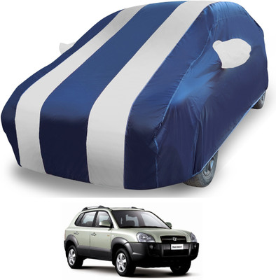MOCKHE Car Cover For Hyundai Tucson (With Mirror Pockets)(Silver)