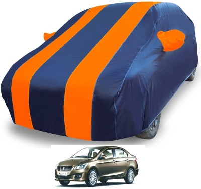 Euro Care Car Cover For Maruti Ciaz (With Mirror Pockets)(Orange)