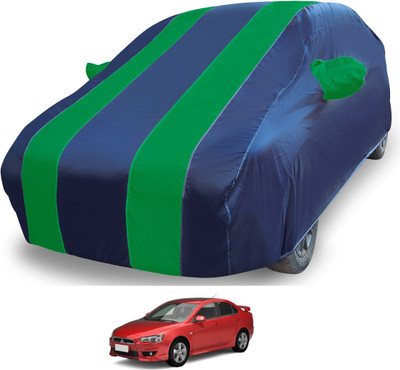 MOCKHE Car Cover For Mitsubishi Lancer (With Mirror Pockets)(Blue)