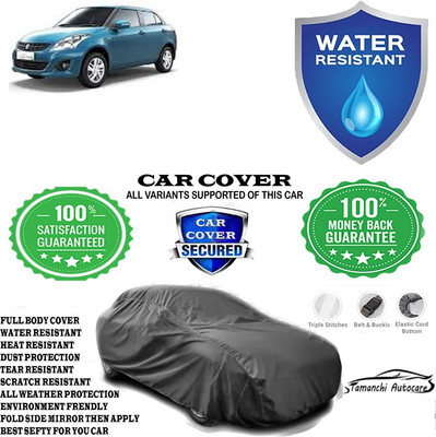 Tamanchi Autocare Car Cover For Maruti Suzuki Swift Dzire LXI Optional-O(Grey)