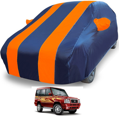 MOCKHE Car Cover For Tata Sumo Gold (With Mirror Pockets)(Orange)