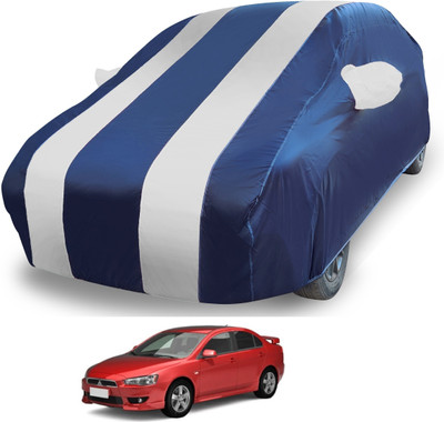 MOCKHE Car Cover For Mitsubishi Lancer (With Mirror Pockets)(Silver)