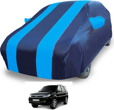 MOCKHE Car Cover For Tata Safari Storme (With Mirror Pockets)(Blue)
