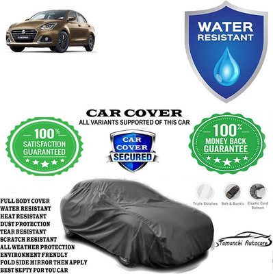 Tamanchi Autocare Car Cover For Maruti Suzuki Swift Dzire AMT ZDI Diesel(Grey)