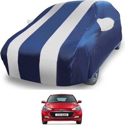 MOCKHE Car Cover For Hyundai Elite i20 (With Mirror Pockets)(Silver)