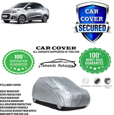 Tamanchi Autocare Car Cover For Hyundai Xcent 1.1 CRDi S(Silver)