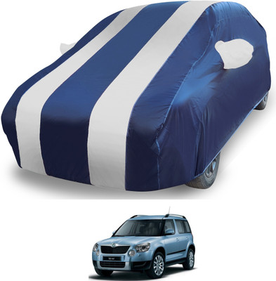 MOCKHE Car Cover For Skoda Yeti (With Mirror Pockets)(Silver)