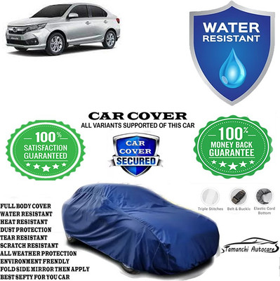 Tamanchi Autocare Car Cover For Honda Amaze V CVT Petrol(Blue)