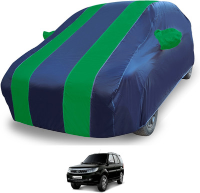 MOCKHE Car Cover For Tata Safari Storme (With Mirror Pockets)(Blue)