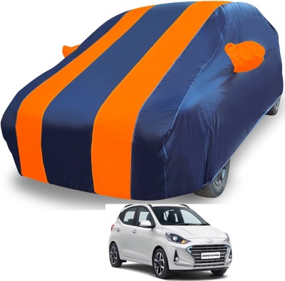 Euro Care Car Cover For Hyundai Grand i10 Nios (With Mirror Pockets)(Orange)