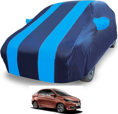 MOCKHE Car Cover For Tata Tigor (With Mirror Pockets)(Blue)