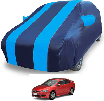 MOCKHE Car Cover For Mitsubishi Lancer (With Mirror Pockets)(Blue)
