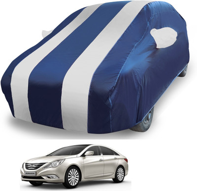 MOCKHE Car Cover For Hyundai Sonata Embera (With Mirror Pockets)(Silver)